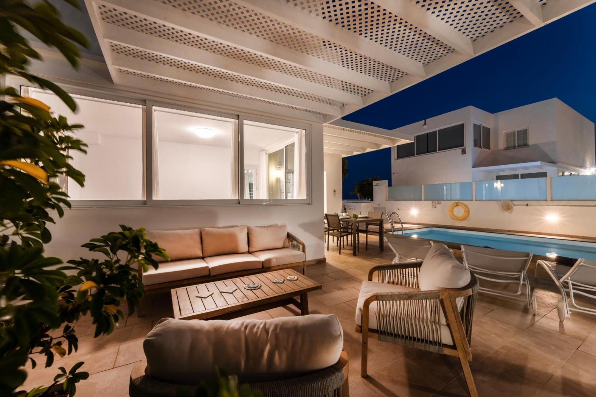 Villa Atlantica - Heated Pool In Playa Blanca Bagian luar foto